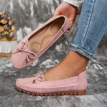 Orthopädische Lederschuhe, leicht, rutschfest, atmungsaktiv für Damen