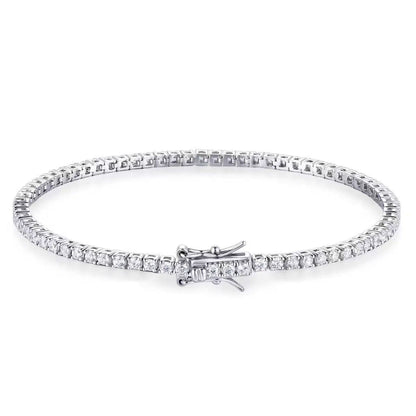 💎 3 mm Hip-Hop-Tennisarmband – Luxuriöser Glanz trifft auf Streetstyle