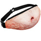 Realistische Fake-Bauch-Tasche – Die witzige Trend-Gürteltasche für den perfekten Bierbauch-Look
