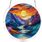 🌈 Acryl Sonnenfänger – Handbemalt, Farbglas Deko für Zuhause ✨