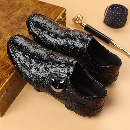2025 Neue Luxus-Loafer aus echtem Leder für Herren