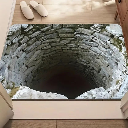 ✨Fußmatte mit der Illusion eines endlosen Abgrunds – Atemberaubender 3D-Effekt