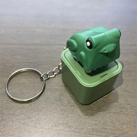🐸💡 Frosch Sound-Schlüsselanhänger – Drücken & Leuchten