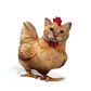 🐱🐔 Lustiges Katzen Huhn Kissen Deko 2026 ✨