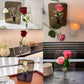 Acryl Bilderrahmen Vase 2026 Transparent Tischdeko Blumen Hydroponik Wohnzimmer