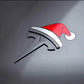 🎅🚗 Auto-Aufkleber: Weihnachtsmannmütze