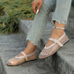 🌟 2026 Neu! Orthopädische Damen Netz-Sandalen – Flach & Atmungsaktiv 👡