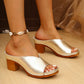 2025 Orthopädische High Heel Sandalen mit Blockabsatz