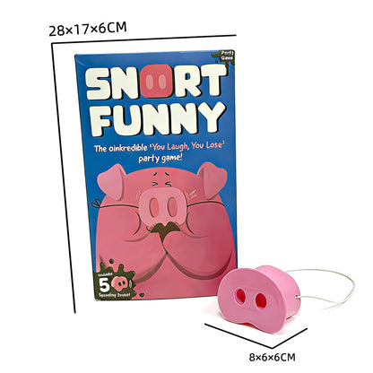 🐷😂 „Nicht-Lachen“-Challenge-Partyspiel-Set – Versuch, nicht zu lachen … oder du verlierst!