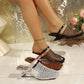 👡 2026 Damen Orthopädische Sandalen – Geflochtene Mesh-Slides mit Keilabsatz für Sommer & Strand 🌞🏖️