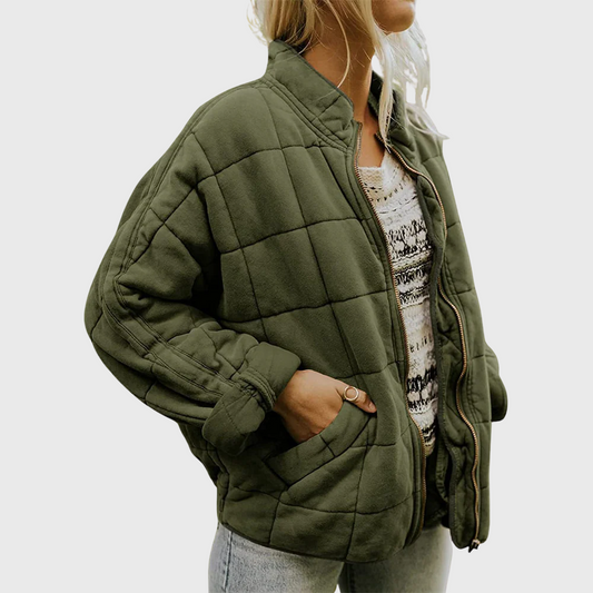 Vadderad jacka i elegant oversized-look