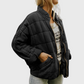 Vadderad jacka i elegant oversized-look