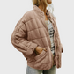 Vadderad jacka i elegant oversized-look