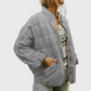Vadderad jacka i elegant oversized-look
