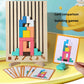 Barnens pedagogiska byggklossar 3D-pussel Montessoripedagogik 