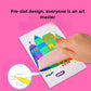 CRETOY™0265 | Kreatives Regenbogen-Kratzkunst-Set als Geschenk für Kinder