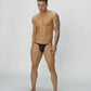 Men's U-Pouch Low-Rise Metal-Clasp Thin Briefs