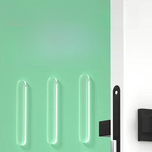 🛡️ Transparente Silikon Türpuffer Selbstklebend