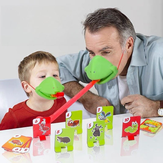 😂🐸 Lustiges Froschzungen-Spiel – Familien-Challenge & Partyspiel
