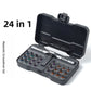 🔧 24 in 1 Ratschen Schraubendreher Set