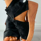 ✨ Offene Zehen Wedges – Damen Retro-Sandalen