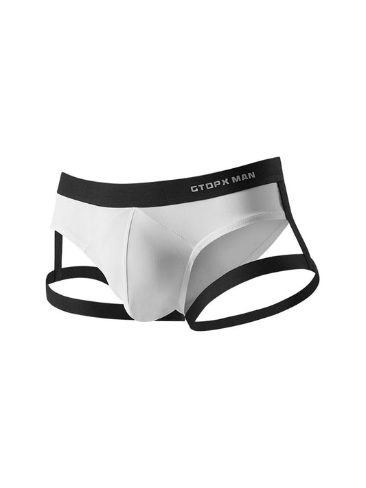 Sexy U-konvexe Strumpfband-Slips für Herren