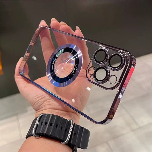 Genomskinligt magnetiskt iPhone-skal 