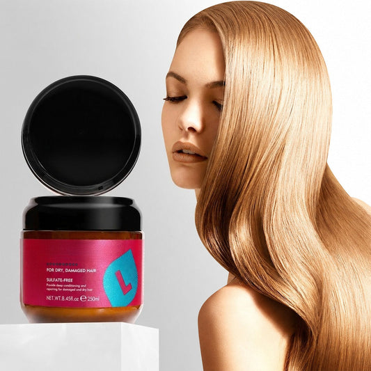 Haarmaske mit Kollagen & Sheabutter – Tiefenpflege für trockenes & strapaziertes Haar✨