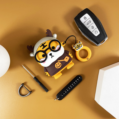 🔑 Autoschlüsselhülle im Cartoon-Stil – Weich und niedlich