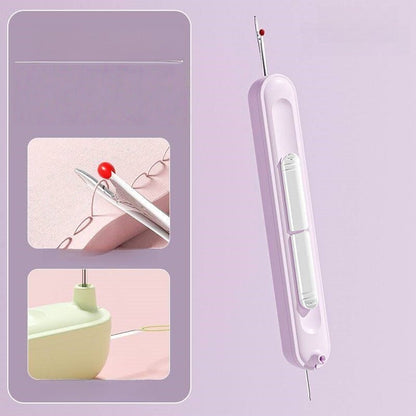 🧵 2-in-1 Nadeleinfädler & Nahttrenner – Das praktische Näh-Tool, das Sie sich schon früher gewünscht hätten ✨