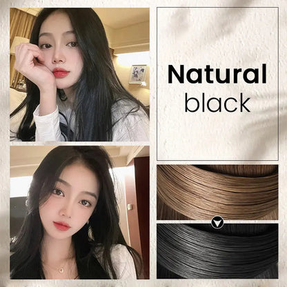 🖌️Pflanzen-Haarfarbe mit Kamm-Applikator 🌱Natürliche Farbe, einfache Anwendung, ohne Ammoniak & Chemie – 200ml für langanhaltendes Ergebnis