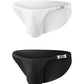 Men's U-Pouch Low-Rise Metal-Clasp Thin Briefs
