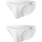 Men's U-Pouch Low-Rise Metal-Clasp Thin Briefs