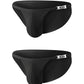 Men's U-Pouch Low-Rise Metal-Clasp Thin Briefs