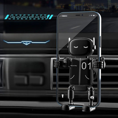 🤖📱 Handyhalterung fürs Auto mit Roboter-Design – Dein intelligentester Reisebegleiter! 🚗💙