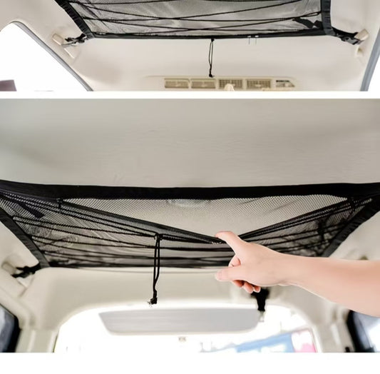 🚗🧳✨ Auto Dachhimmel-Netz – Mehr Stauraum & Ordnung