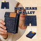 👖2026 Mini Jeans Geldbörse 👖💙 Faltbares Münzfach & Kartenhalter