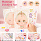 LILITOY™8514|Prinzessinnen-Sticker- und Schminkbuch zum Selbermachen – Kreativer Spaß für Kinder