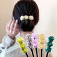Dutt Haarspange Blumen Dreh Clip einfache Hochsteckfrisuren 2026