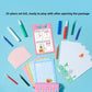 CRETOY™0265 | Kreatives Regenbogen-Kratzkunst-Set als Geschenk für Kinder