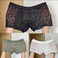 10A antibakterielle Herren-Boxershorts aus Eisseide mit Spitze und Mesh