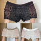 10A antibakterielle Herren-Boxershorts aus Eisseide mit Spitze und Mesh
