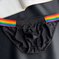 Sexy Rainbow Pride Mesh-Bikini für Herren
