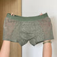 10A antibakterielle Herren-Boxershorts aus Eisseide mit Spitze und Mesh