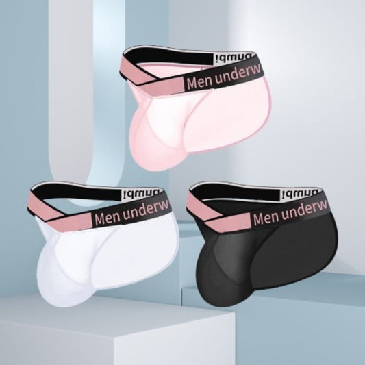 V-förmiger, kreuzförmiger, transparenter Low-Rise-Slip für Herren🔥
