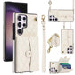 Dragspelsfodral med axelrem, RFID-blockering och justerbar rem