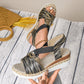 💕Modische Keilsandalen für Damen mit elastischem Riemen👡