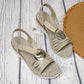 💕Modische Keilsandalen für Damen mit elastischem Riemen👡
