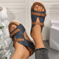 2025🔥Plateau-Sandalen mit Keilabsatz und Cut-outs