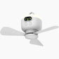 Wiederaufladbarer Deckenventilator mit neuem LED-Licht 🌬️✨